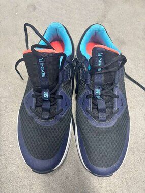 Nike Legend Essential 2 Men's Training Shoes Black Blue Mesh Size US 11.5